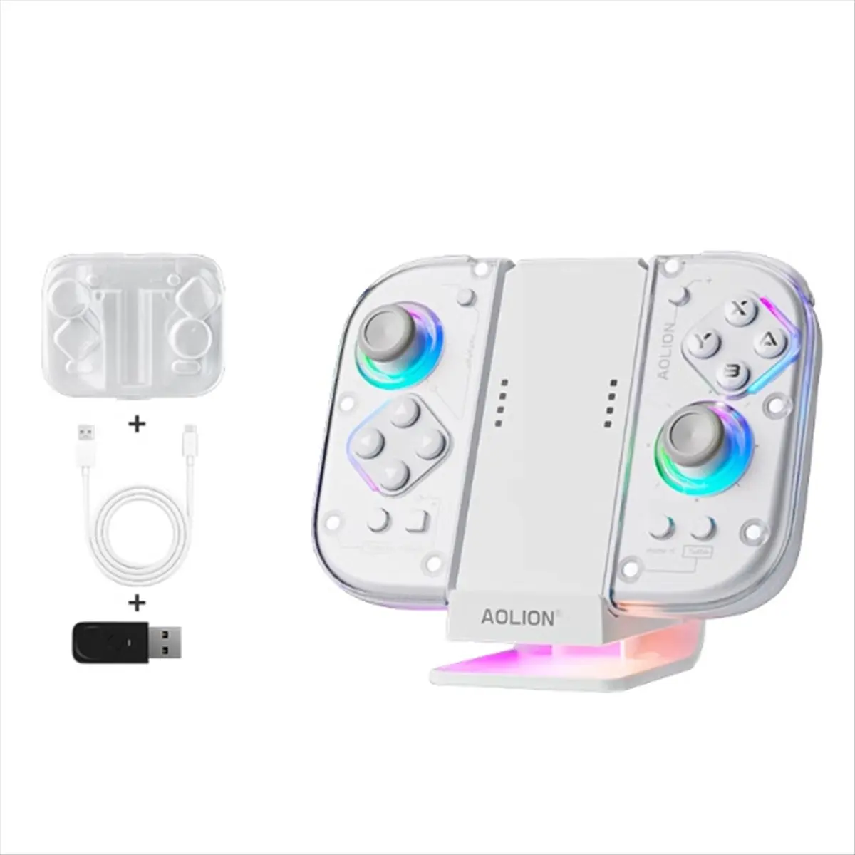 A99X  for Switch/Lite/Oled Joypad BT 5.2 L/R Gamepad with RGB Light Game Controller for PC Android IOS