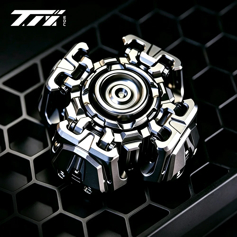 T-MAX EDC Ancient Iron Fidget Spinner Anxiety Toys Open Nail Gyro Anxiety Relief Gadgets Original Designs