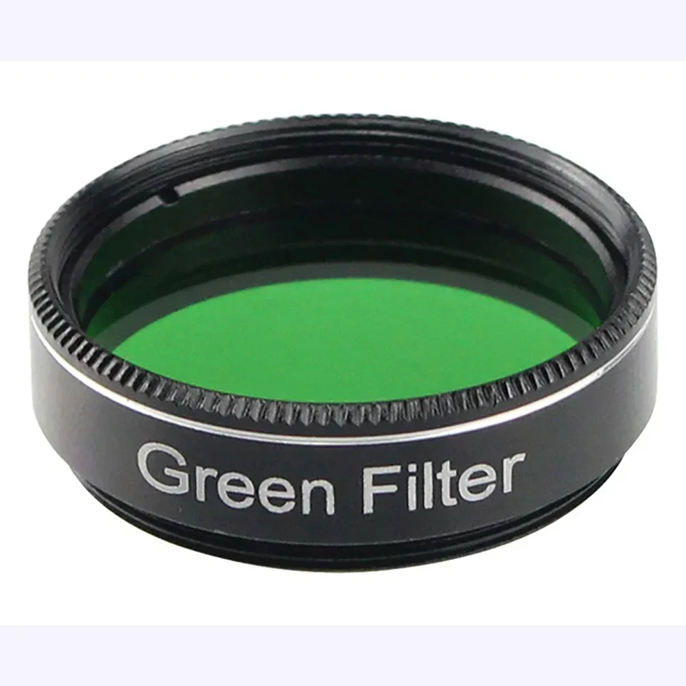 1.25 Inch Eyepiece Green Nebula Filter Astronomical Telescope Accessory for Enhanced Moon Planetary View Reduce Light Pollution