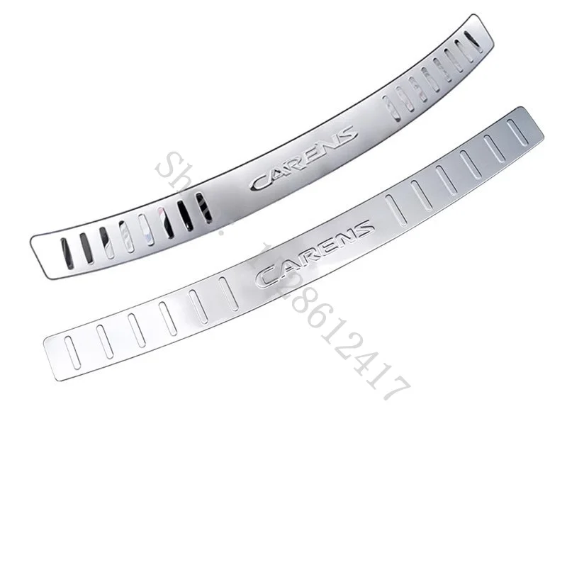 for kia carens 2007 2008 2009 ~2019 Car-Styling Stainless Steel car External Rear Bumper Protector Sill plate accessories