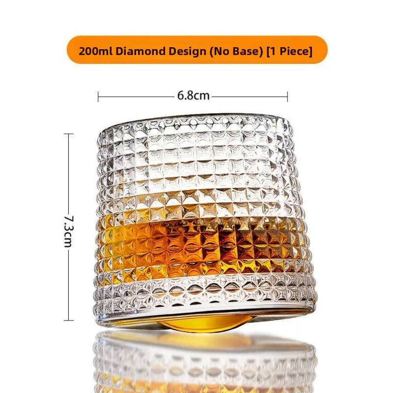 

Вращающаяся стеклянная пивная кружка с подставкой, термостойкая, антибактериальная, однослойная, для домашнего использования и сервировки стола