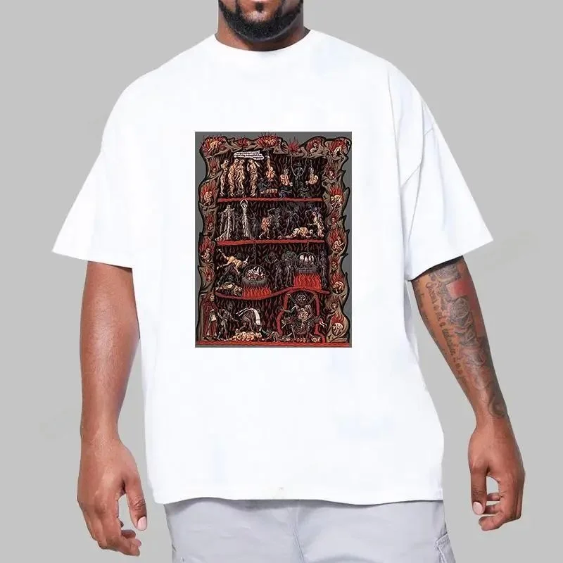 

Hortus C Men's Summer Cotton T-irt Brand Hot S Hand-Painted Cus Design Clothing DIY Faion Personalized Service