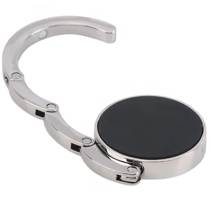 Gancho de mesa plegable para bolso de mano, colgador de mesa, accesorios únicos, portátil, a la moda