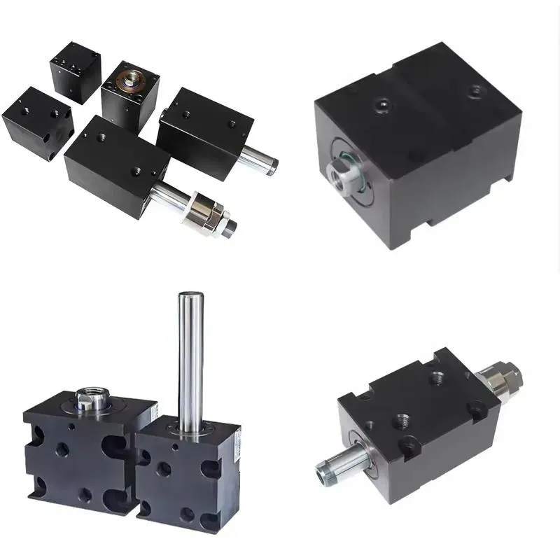 Custom Steel Hydraulic Cylinder Black Horizontal Transmission Parts 35mm Piston Rod  Pressure Hardened