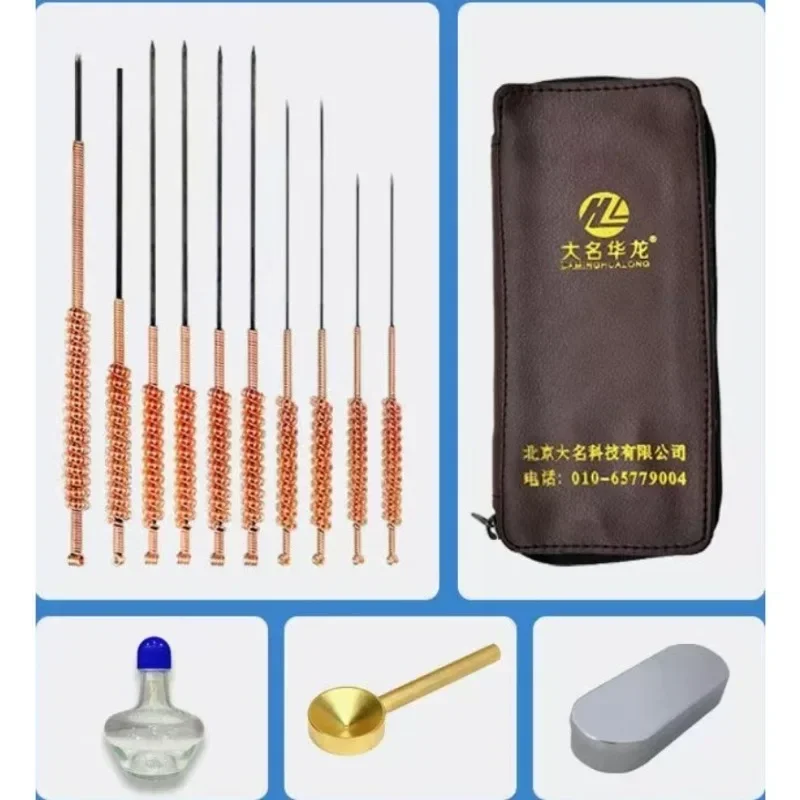 Tungsten Steel Fire Needle,3 Head/7head Fire Needle /beauty Needle/bag/aluminum Box/positioner Acupoints Traditional Acupuncture