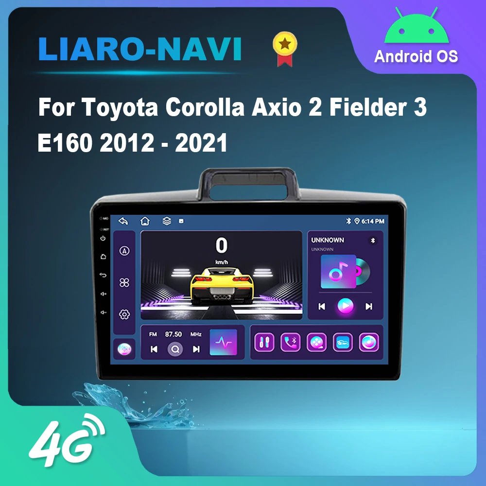 

GPS Navigation Android Auto Car Intelligence Video Multimedia Player WiFi for Toyota Corolla Axio 2 Fielder 3 E160 2012 - 2021