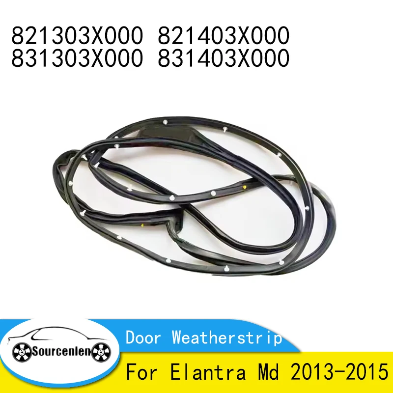 

Brand New Door Weatherstrip 82130-3X000 For Elantra Md 2013-2015 OEM 821303X000 821403X000 831303X000 831403X000