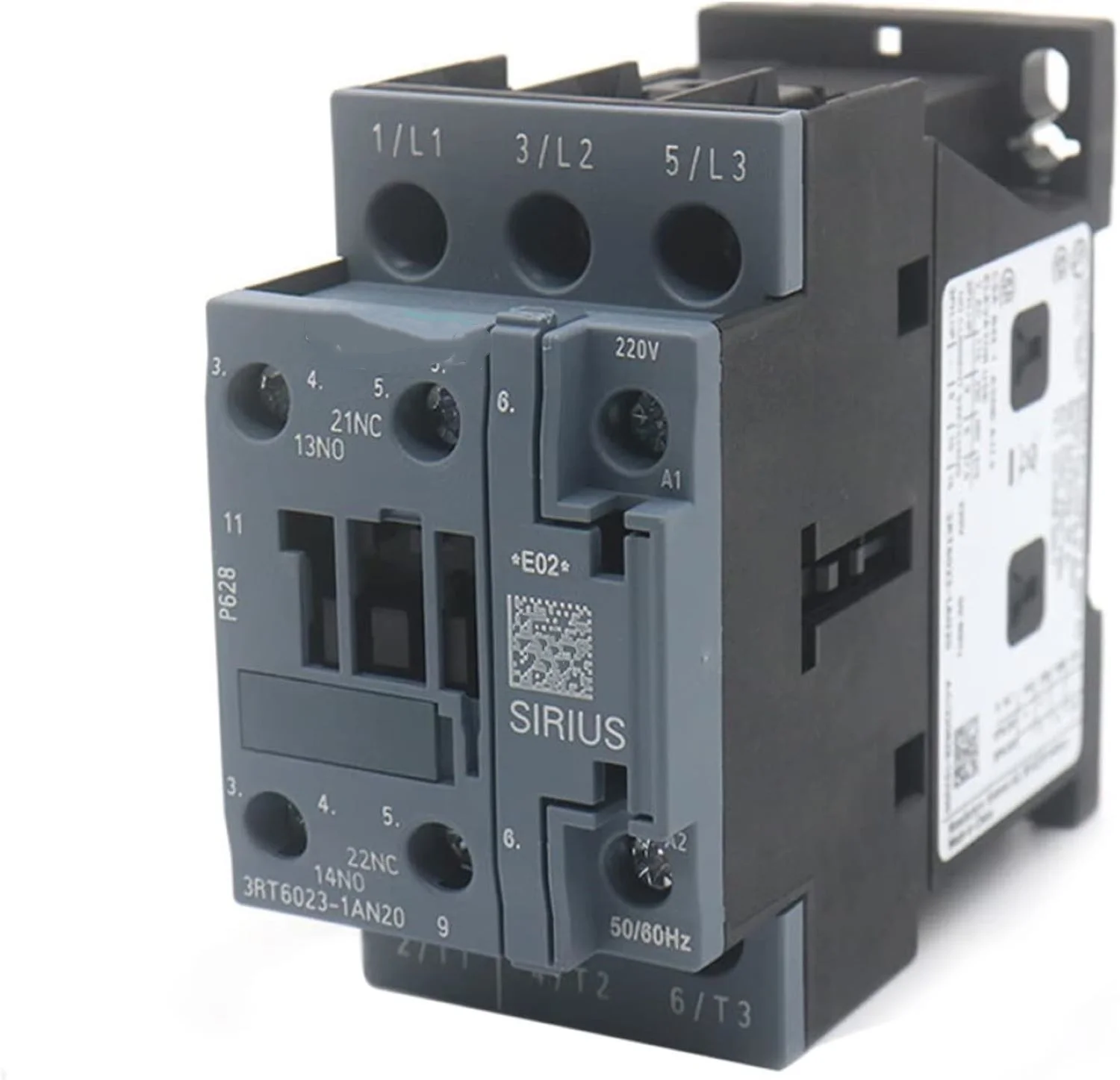 

3RT60231AN20 3RT6023-1AN20 Контактор переменного тока 220 В 50/60 Гц 9 А 1НО/1НЗ