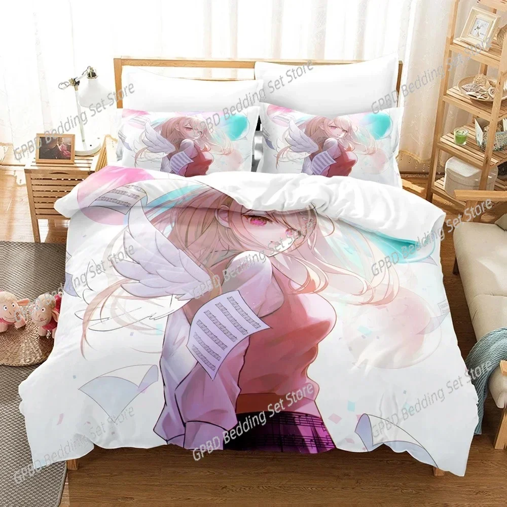 3D Print Anime Danganronpa Bedding Set Double Twin King Duvet Cover Comforter Pillowcase Boys Girls Adults Bedroom