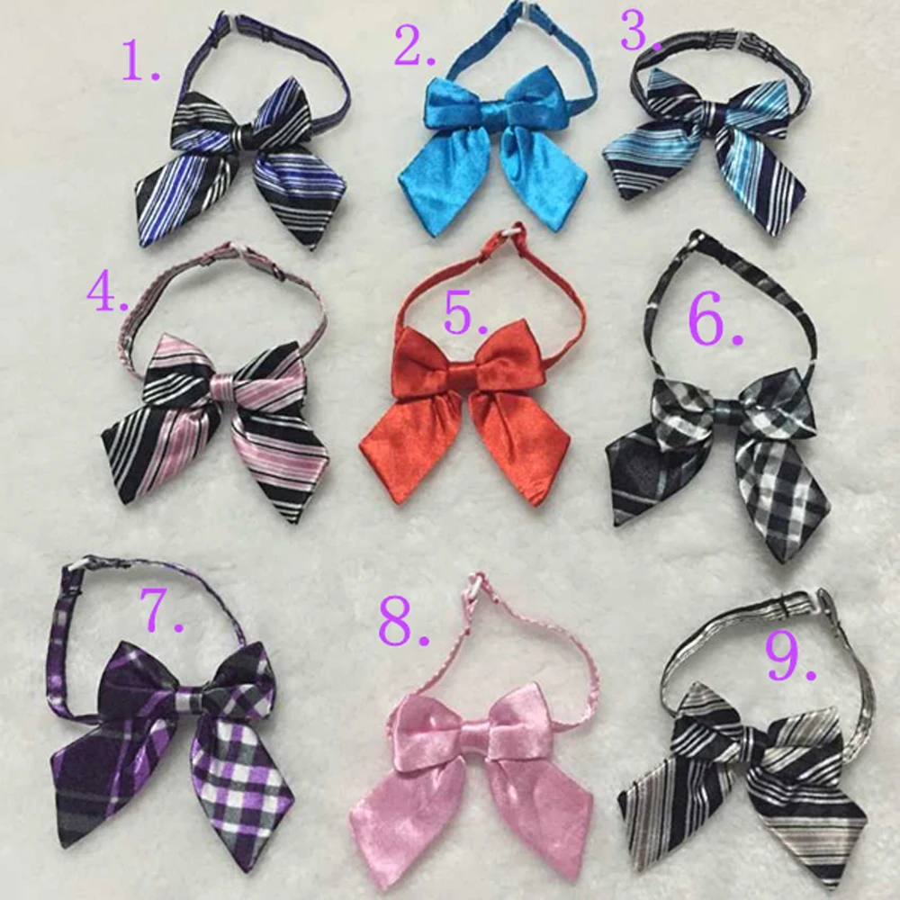 D06-P17 children handmade toy 1/3 DD1/4 doll BJD/SD doll's accessories colorful School uniform bow tie 1pcs