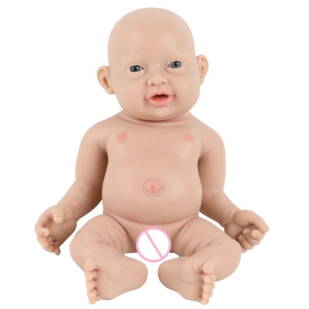 IVITA 30.47cm Full Body Silicone Baby Dolls Look Real Girl Toys, Not Vinyl Dolls, Soft Realistic Newborn Silicone Baby Doll Gift