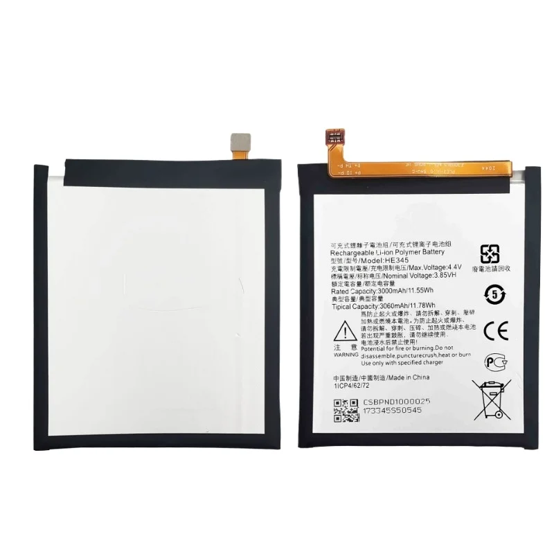 HE345 High Quality Phone Battery 3.85V 3060mAh For Nokia 6.1 Brand New Replacement Battery
