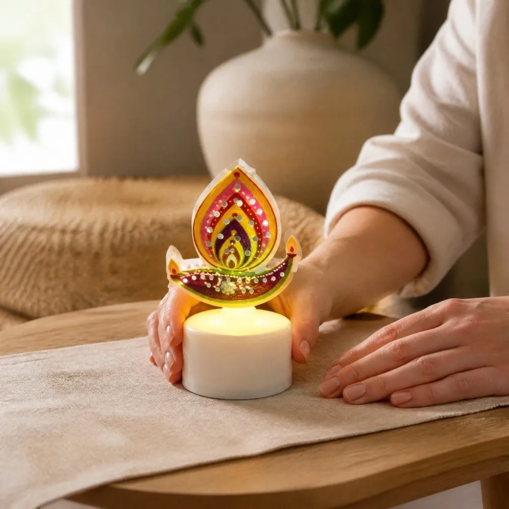 Flameless Flameless LED Candle Lights Soft Warm Glow Compact Size Battery Operated Mini Night Lamp Without Real Flame