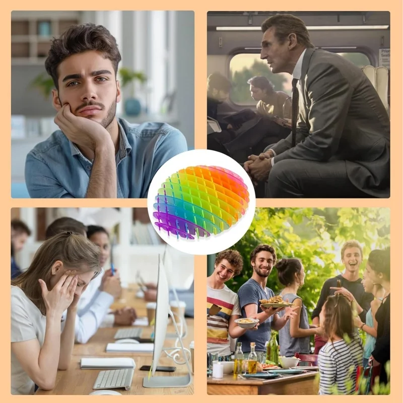 Fidget Worm Toy Flexible 3D Sensory Slug Figgy Toy pour Enfants Adultes Soulagement de l'anxiété, Focus - Pour jouer, école, cadeaux de travail