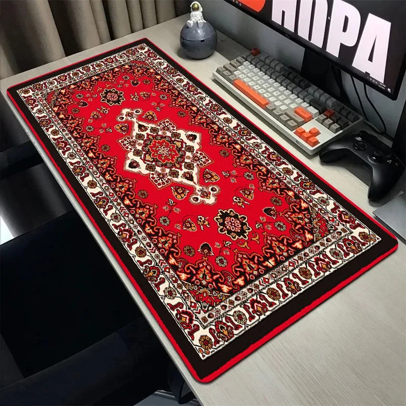 Large Xxl Persian Mouse Pad 90x40 Office Carpet Mouse Mats Gamer Rug Desk Accessories Computer Table Pads Extended quick deliver