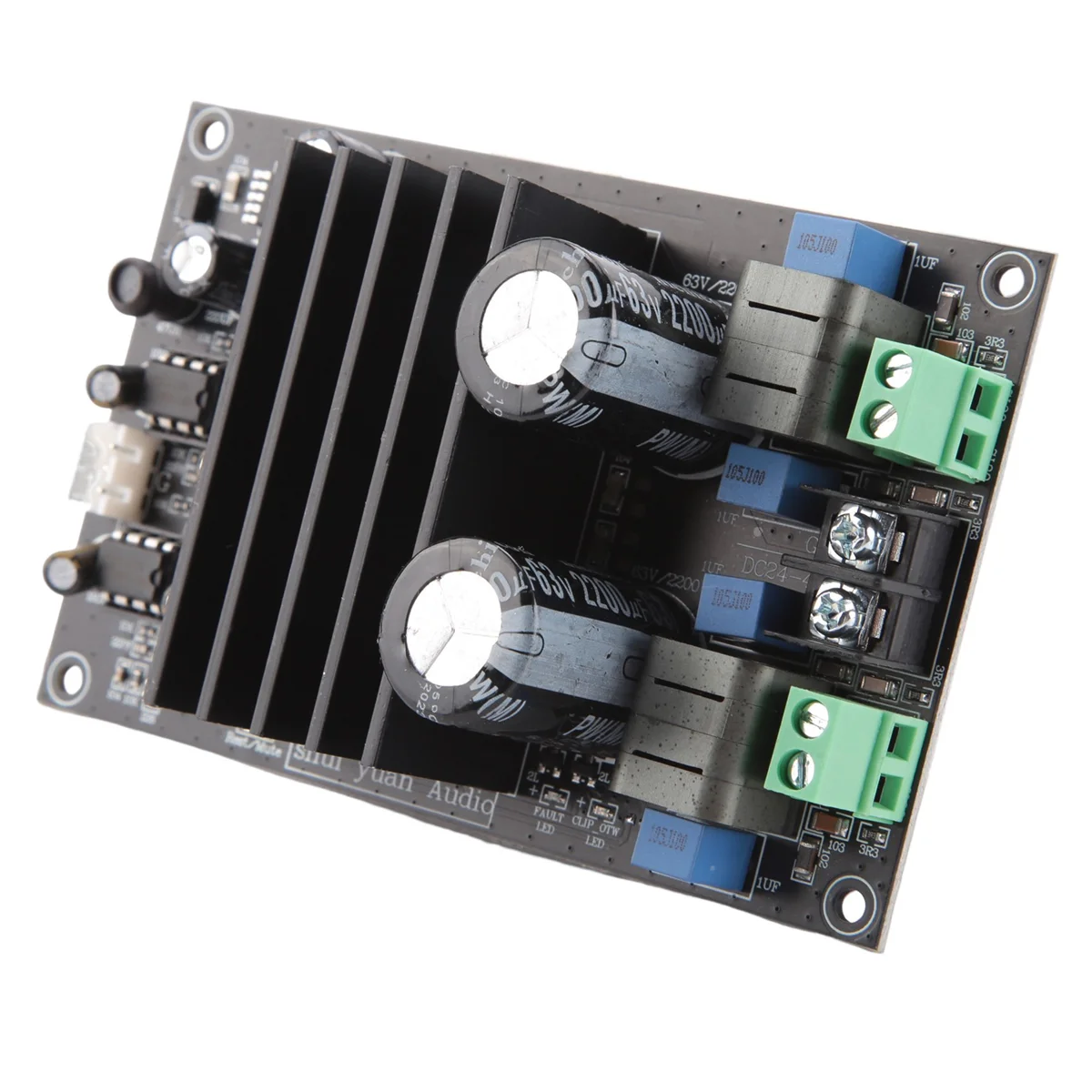 Papan Amplifier TPA3255, respon cepat colokan daya tinggi logam praktis modul penguat Audio untuk Speaker