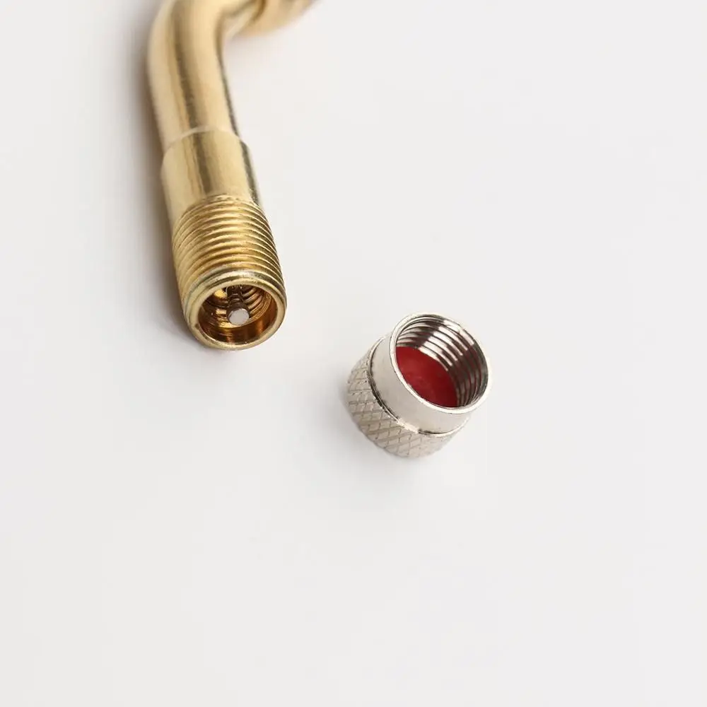 

45/90/135 Degree Angle Brass Air Tyre Valve Stem with Extension Adapter Multicolors Electric Bicycle Valves Bike Parts
