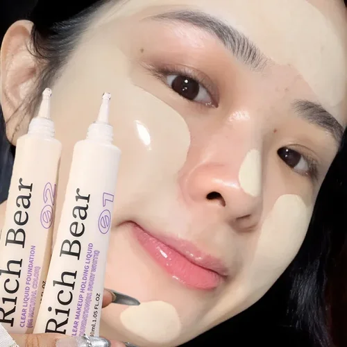 리퀴드 파운데이션 브라이트닝 유니폼 스킨 톤 매트 컨실러 BB 크림 커버, 여드름 다크 서클 페이셜 메이크업 화장품
