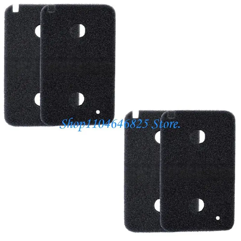 2/4Pcs Black Air Vent Filter Mats Suitable With Multiple Models Lint Trap