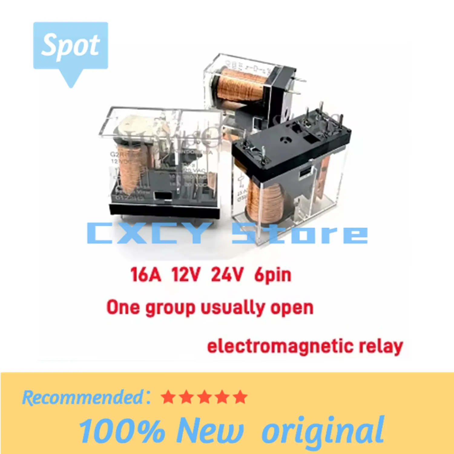 1-5PCS/Lot Original G2R-1A-E-12VDC G2R-1A-E-24VDC DC12V 24V 16A 6pin power Relay