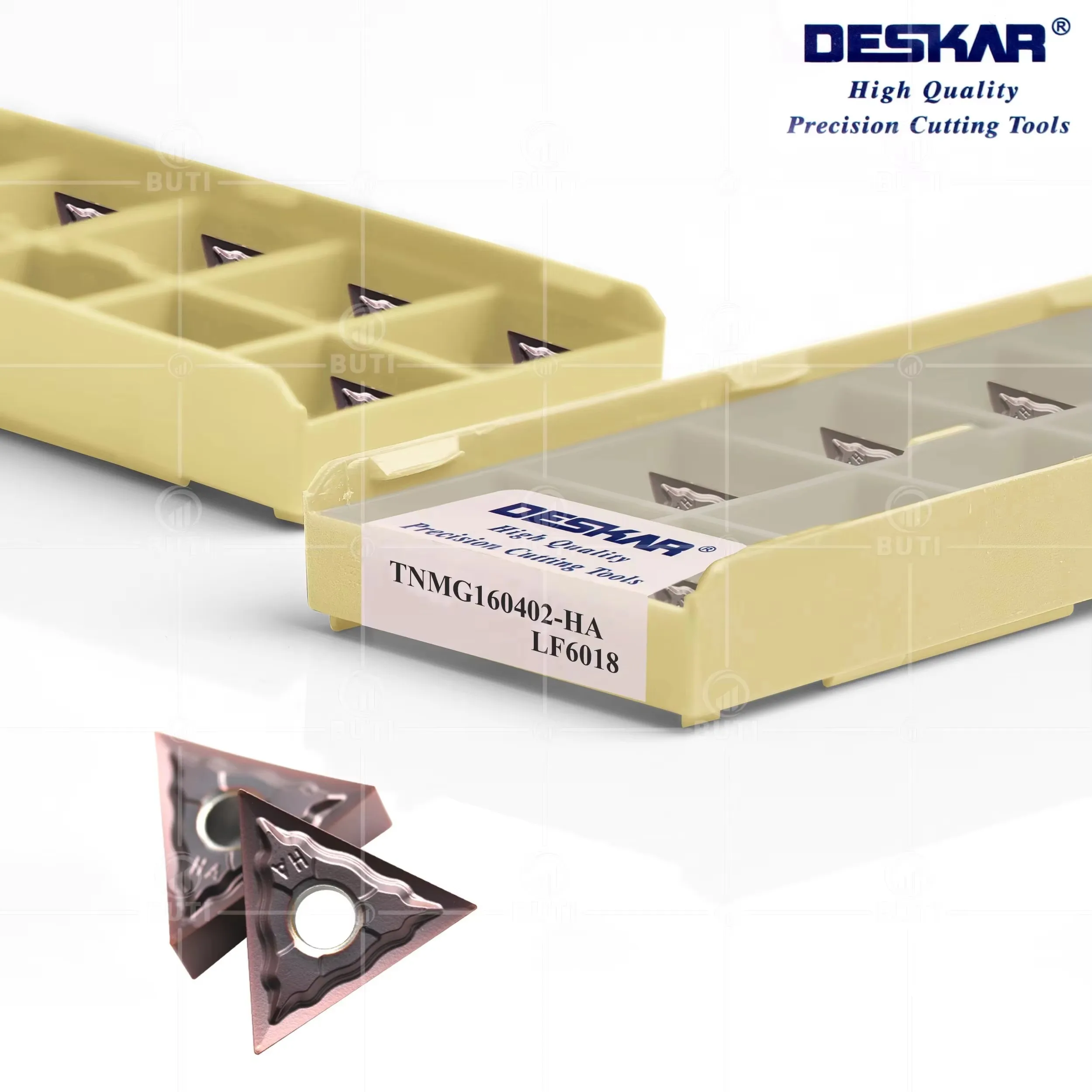 Peach Shaped Triangle Rhombus Turning Blades TNMG160402 CNMG120402 WNMG080402 HA LF6018 Used For Stainless Steel Turning Inserts