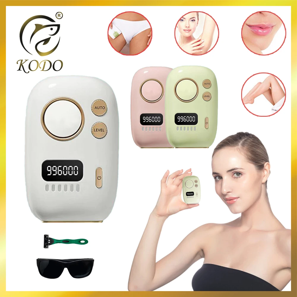 KODO-depiladora láser de 900000 Flashes, fotodepiladora IPL, máquina de depilación eléctrica indolora, gran oferta