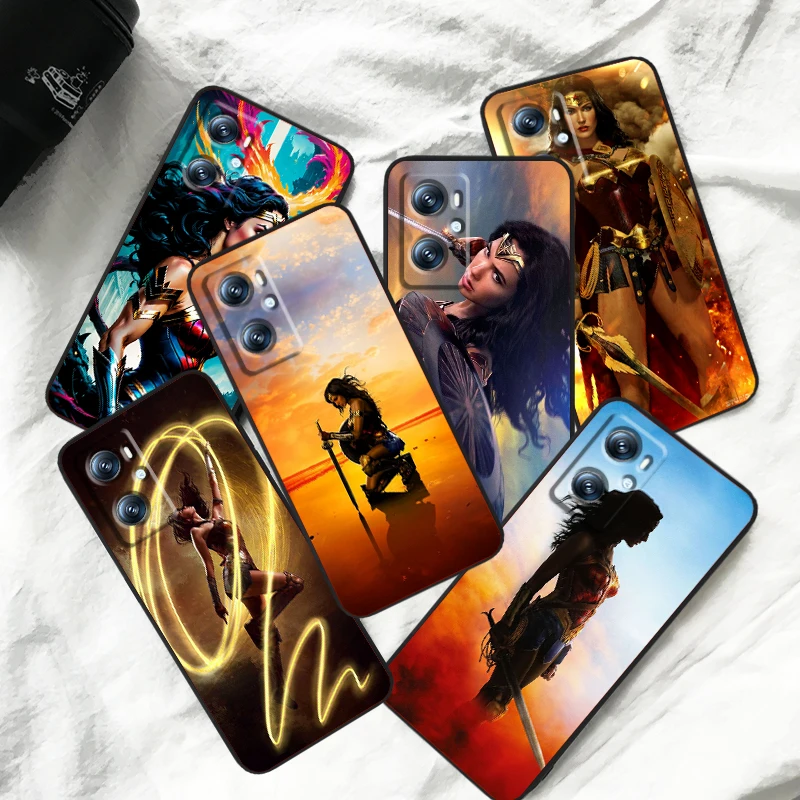 D-Dianas P-Princes Popular Cool For OPPO Find X6 X5 X3 A54S A5 A94 A16 A53S A57 A74 A72 A98 A78 A96 A9 5G Black TPU Phone Case