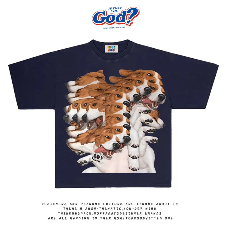 

Floral Print T-Shirt Soft Breathable Casual Comfortable Oversized Graphic Print Funny Printed Tee Anime Style Unisex Streetwe