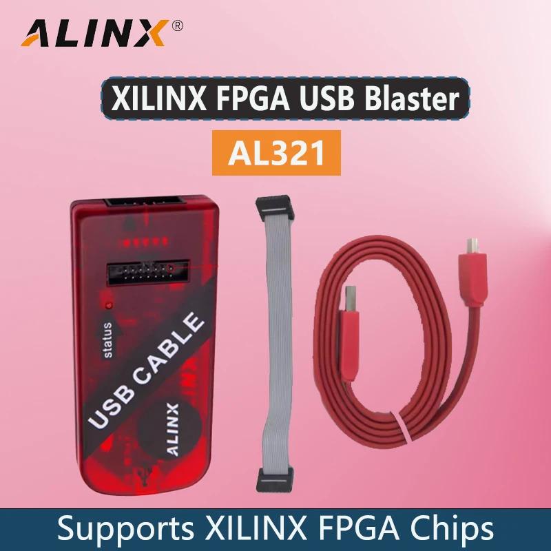 

ALINX AL321: XILINX FPGA USB Blaster Эмулятор линии загрузки Кабель платформы USB FPGA Плата устройства поддерживает чипы XILINX FPGA