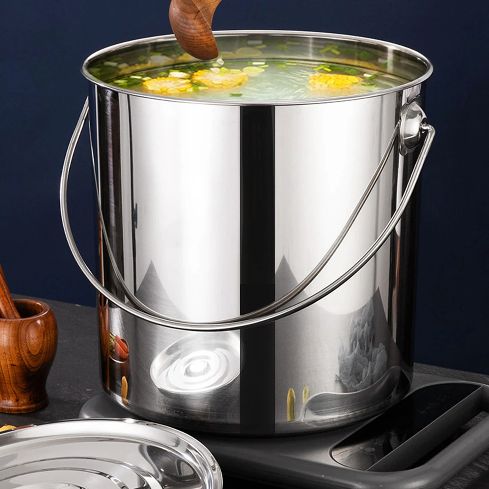 Paslanmaz çelik Stockpot ev ko - Soup Kettle Warmer incelemesi ve fiyatı