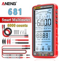 ANENG 681 Rechargable Digital Voltage Tester Non-contact Meter LCD Screen AC/DC Voltage Professional Multimeter Current Tester