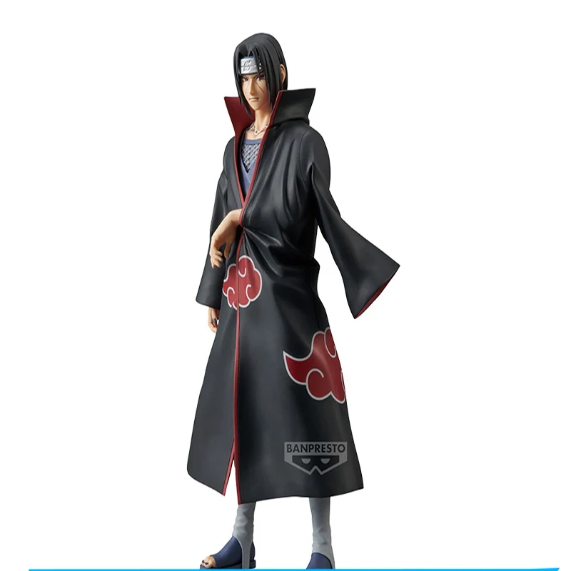 Echte Bandai-Figur Naruto Naruto Sasuke Jiraiya Sakura Itachi Anime Actionfigur Modell Junge Sammlerspielzeug Hobby Geschenk