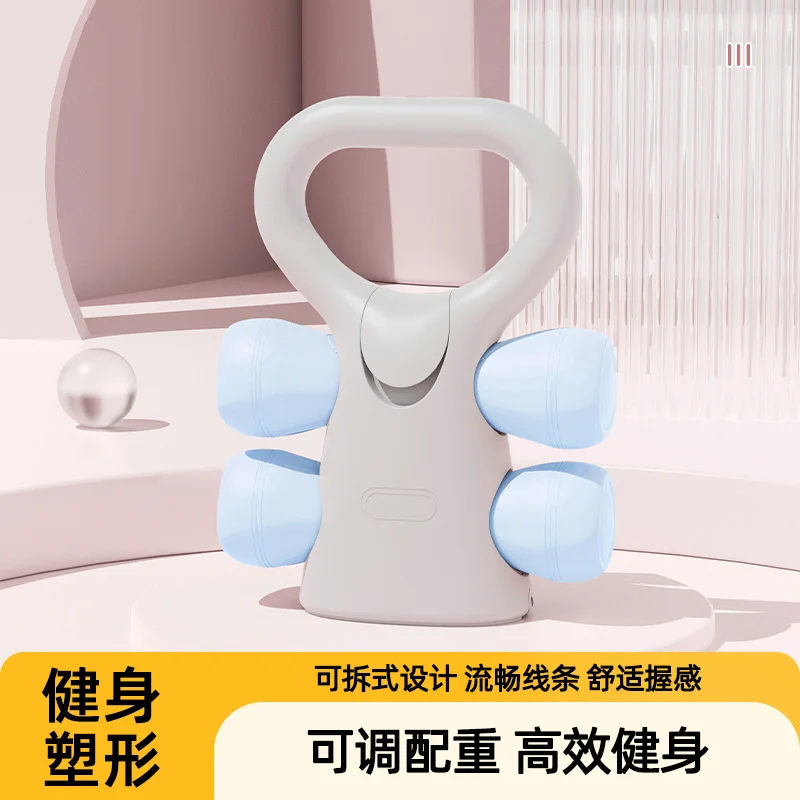 معدات رياضية كيتل بيل متعددة الوظائف اثنين في واحد قابلة للتعديل للاستخدام المنزلي 4 كجم #4