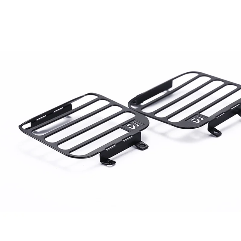 New-2 قطعة الصلب الجبهة ضوء مصباح الحرس غطاء المصباح مصبغة ل MN D90 MN99S 1/12 RC ترقية أجزاء السيارة الملحقات #3