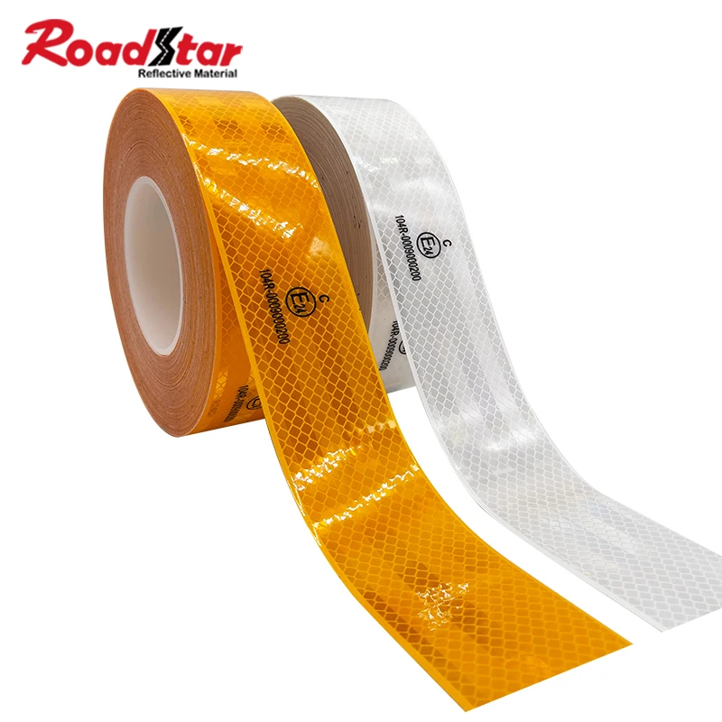 

Roadstar Edge Sealed PC Engineer Grade Prismatic Reflective Tape ECE 104R Reflector for Truck Trailer Vehicle