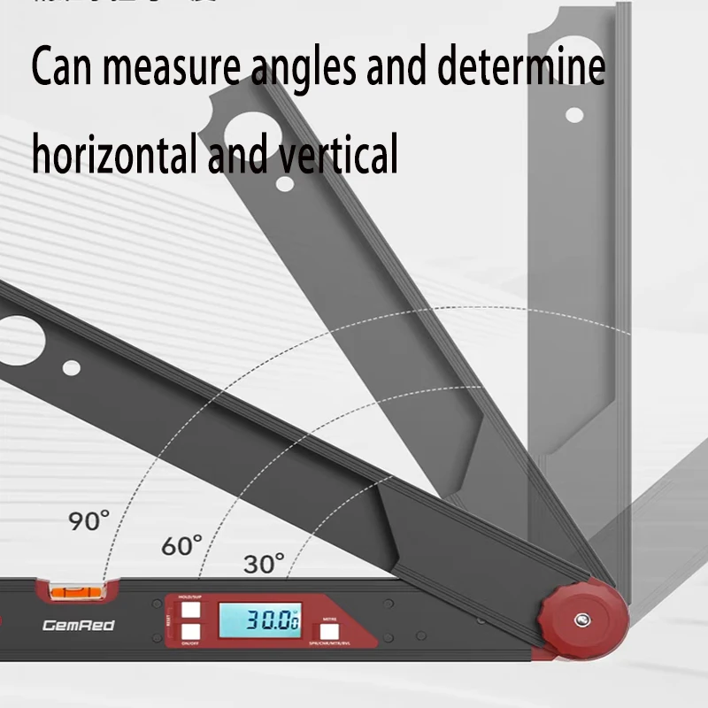 Professional angle measurement Blister ruler level Vertical detection Horizontal  Calculation collision angle compensation preci