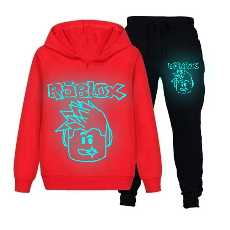 Sweat à capuche et pantalon décontractés pour enfants, nouveau Style imprimé créatif, jeu Roblox, 2026