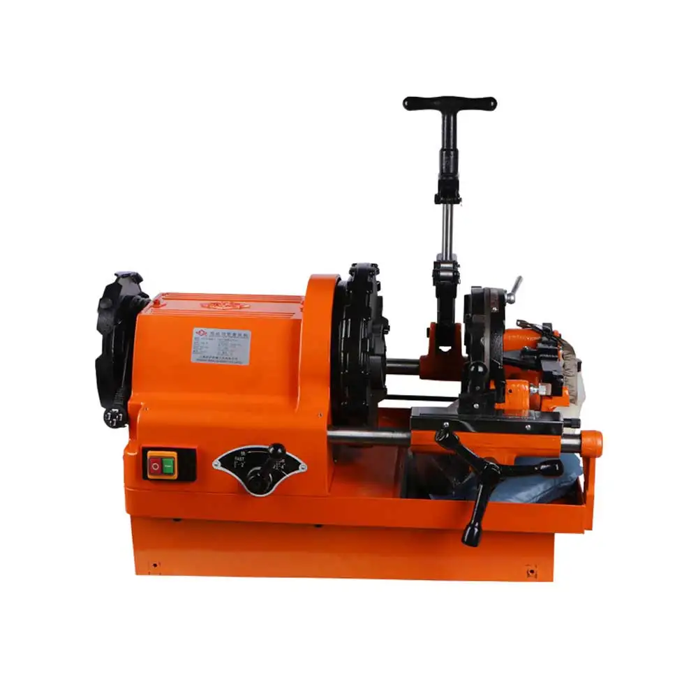 Electric Wire Threading Machine Fire Water Pipe Gas Steel Pipe Twisting Wire Fast Opening Machine 1/2"-2" Wire Machine
