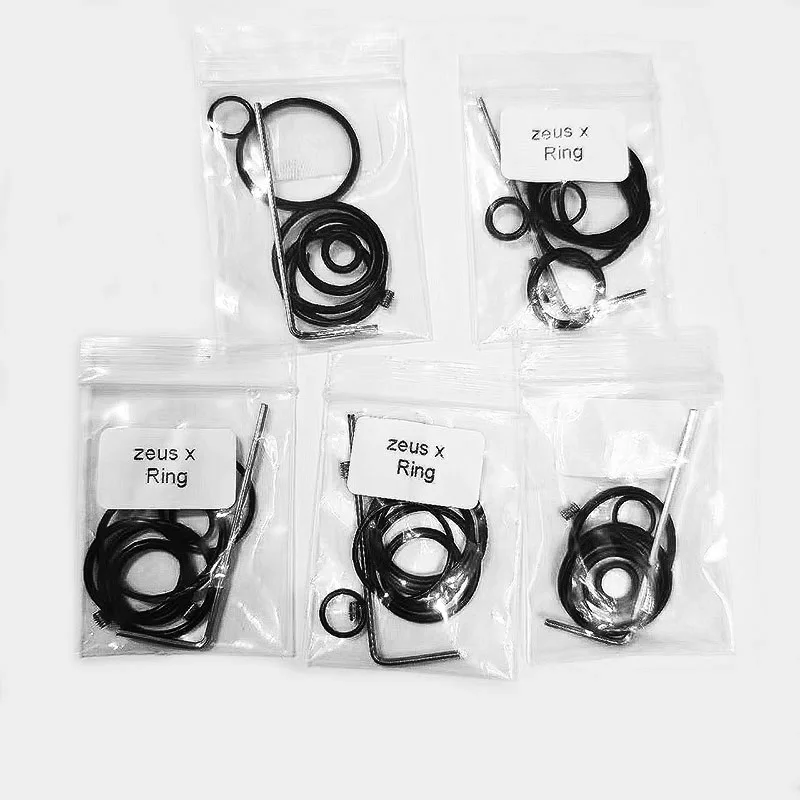 5 Sets Silicone O Ring For Zeus X RTA Zeus Sub Ohm Zeus Dual L200 ZX II RTA Mesh iTank Rubber Sealing Ring Repair Tool Accessary