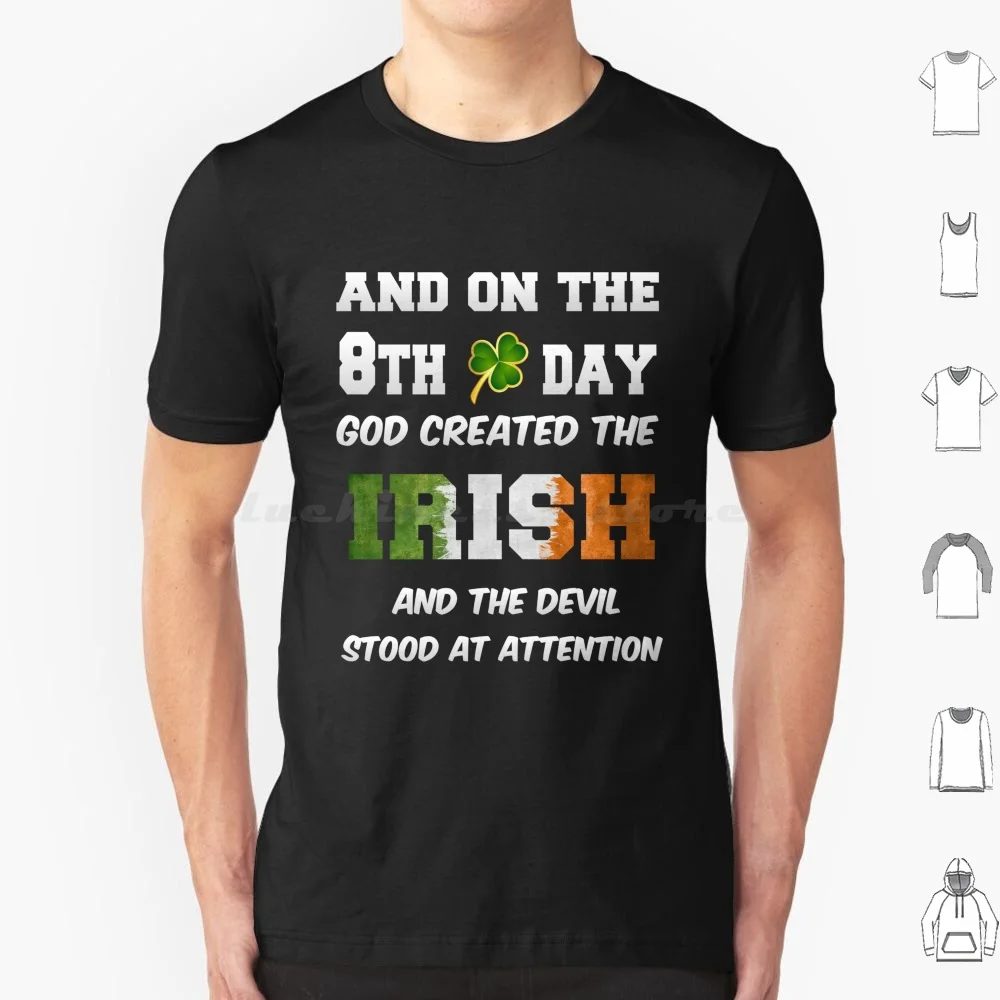 Ropa de día Camiseta de algodón para hombres y mujeres DIY estampado St Paddy St Patty bebida irlandesa cerveza borracho whisky Jameson Shamrock Shenanigans