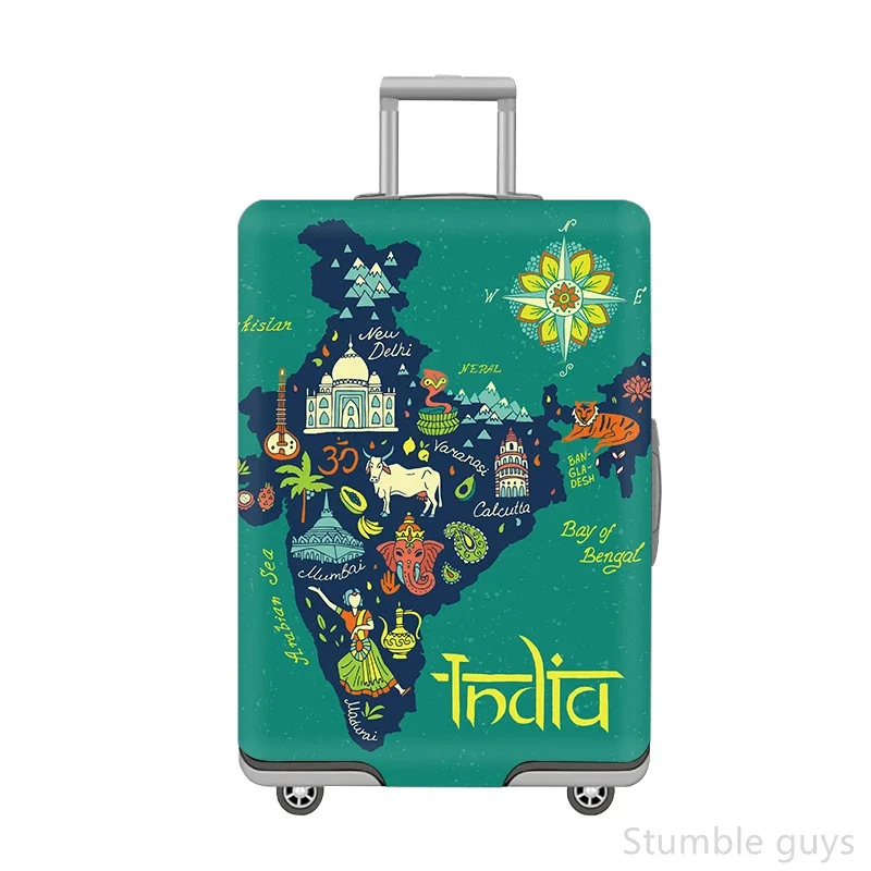 

Прочный эластичный пылезащитный чехол для багажа, моющийся защитный чехол для чемодана, незаменимый для всех поездок, 18-32 дюйма