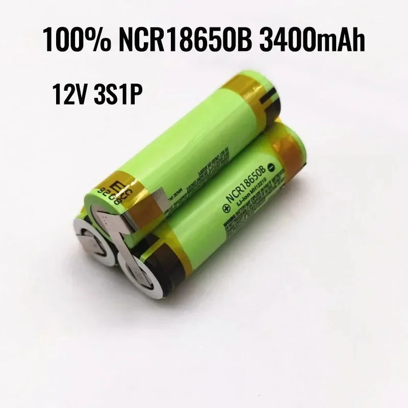 New Original 3S1P-5S2P 12V 16.8V 21V 25V Battery Pack NCR18650B 6800mah 20A Discharge Current for Shura Screwdriver Battery