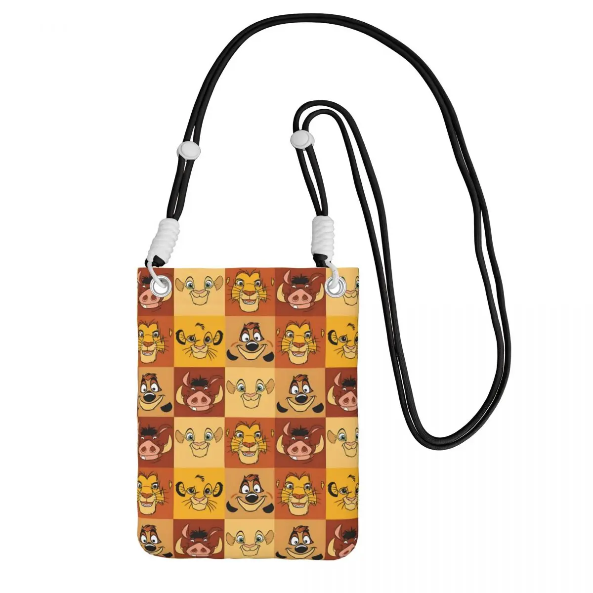 

Custom The Lion King Mobile Phone Bag for Men Women Cool Cartoons Shoulder Crossbody Bag Card Bag Mini Shoulder Purse Wallet