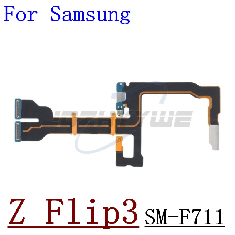Motherboard Main Ribbon Connect LCD Display Spin Axis Flex Cable For Samsung Z Flip 3 4 5 6 7 Flip3 Flip4 Flip5 Flip6 Flip7