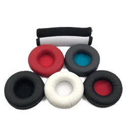 Replacement Earpads Cushion Headband Cover For ATH S200BT S220BT Headphone Soft Protein Leather Earpads Head Beam Cover