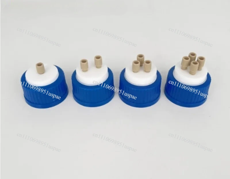 Mobile Phase Solvent Bottle Cap with PEEK Head High-performance Liquid Phase Reagent Bottle Cap GL45 Universal Cap