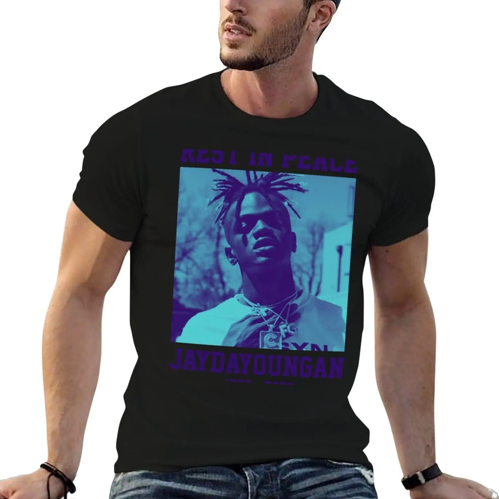 

JayDaYoungan T-Shirt men t shirt cotton 100% cotton tshirt 100% T-Shirt