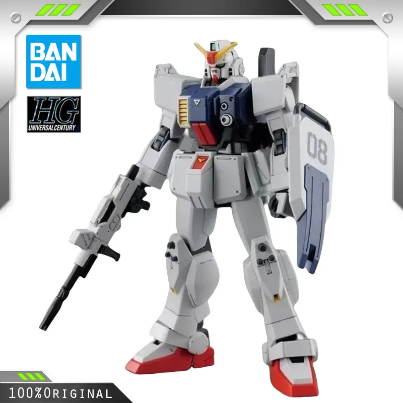 

BANDAI Anime HG 1/144 RX-79G GUNDAM GROUND TYPE Gundam в сборе, набор пластиковых моделей, экшн-игрушки, фигурки, подарок