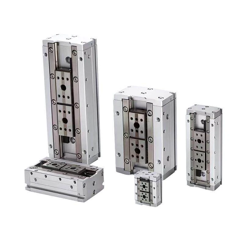 HFD Thin Type Pneumatic Finger Cylinder Double Acting Parallel Gripper Air Clamp Actuator for Automation HFD8 HFD12 HFD16 HFD20
