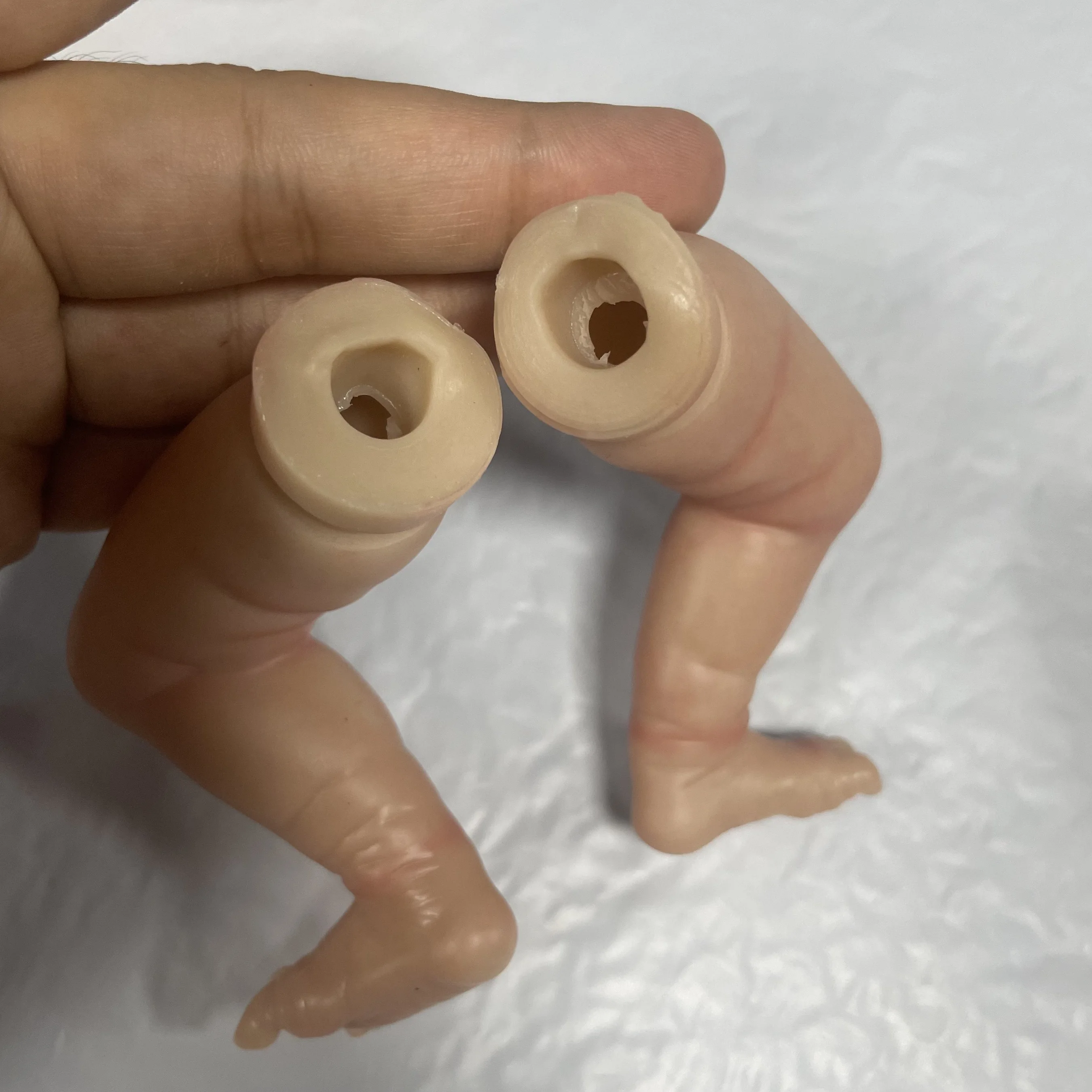 9-Zoll-Mini-Bemalte Reborn-Puppenbausatz Wee Patience Unvollendete Puppenteile DIY-Montage Lebensechte Neugeborene DIY Spielzeug Geschenk für Mädchen